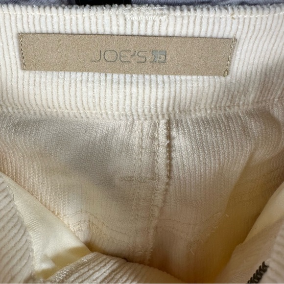 Joe’s Jeans The Frankie Bootcut Mid-Rise Courdroy Slit Hem Double Cream 29 NWT - Picture 10 of 13
